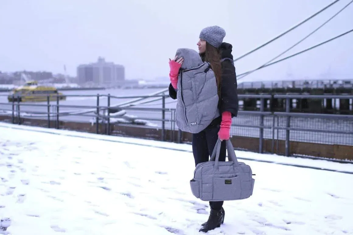 7AM SoHo Diaper Satchel - Polar