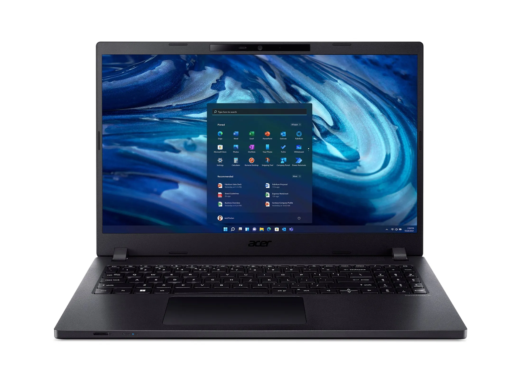 Acer Travelmate P2 Tmp215-54 - 39.6 Cm (15.6") - Intel Core I5-1235U - Black