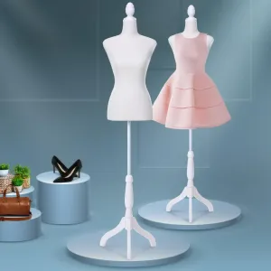 Adjustable Pinnable Female Mannequin 170cm Canvas Cover Tailor White