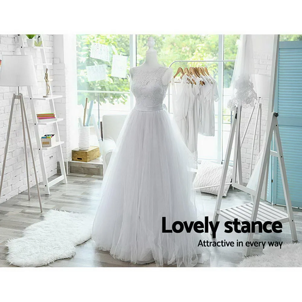 Adjustable Pinnable Female Mannequin 170cm Canvas Cover Tailor White