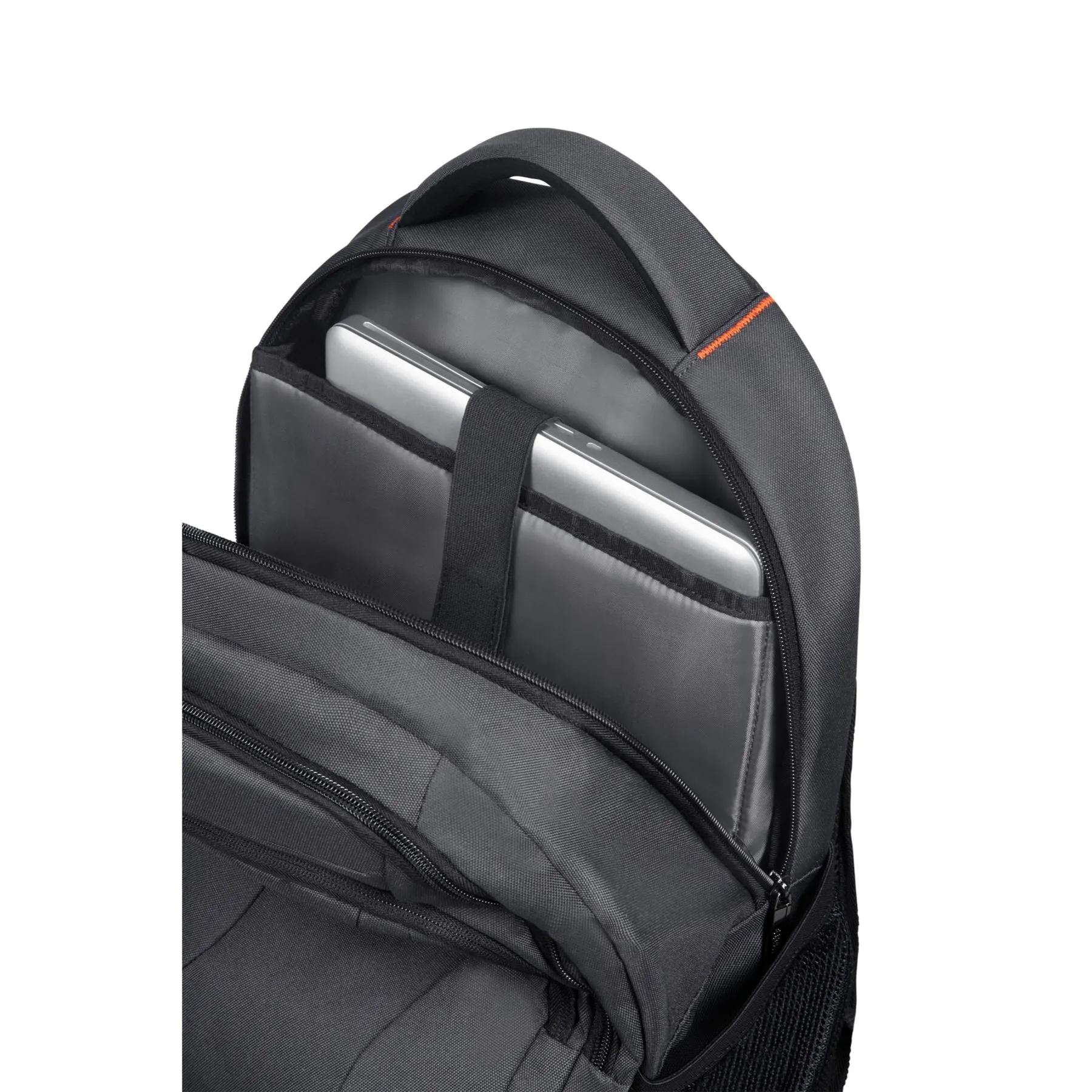 American Tourister AT Work 15.6" Laptop Backpack - Grey/Orange
