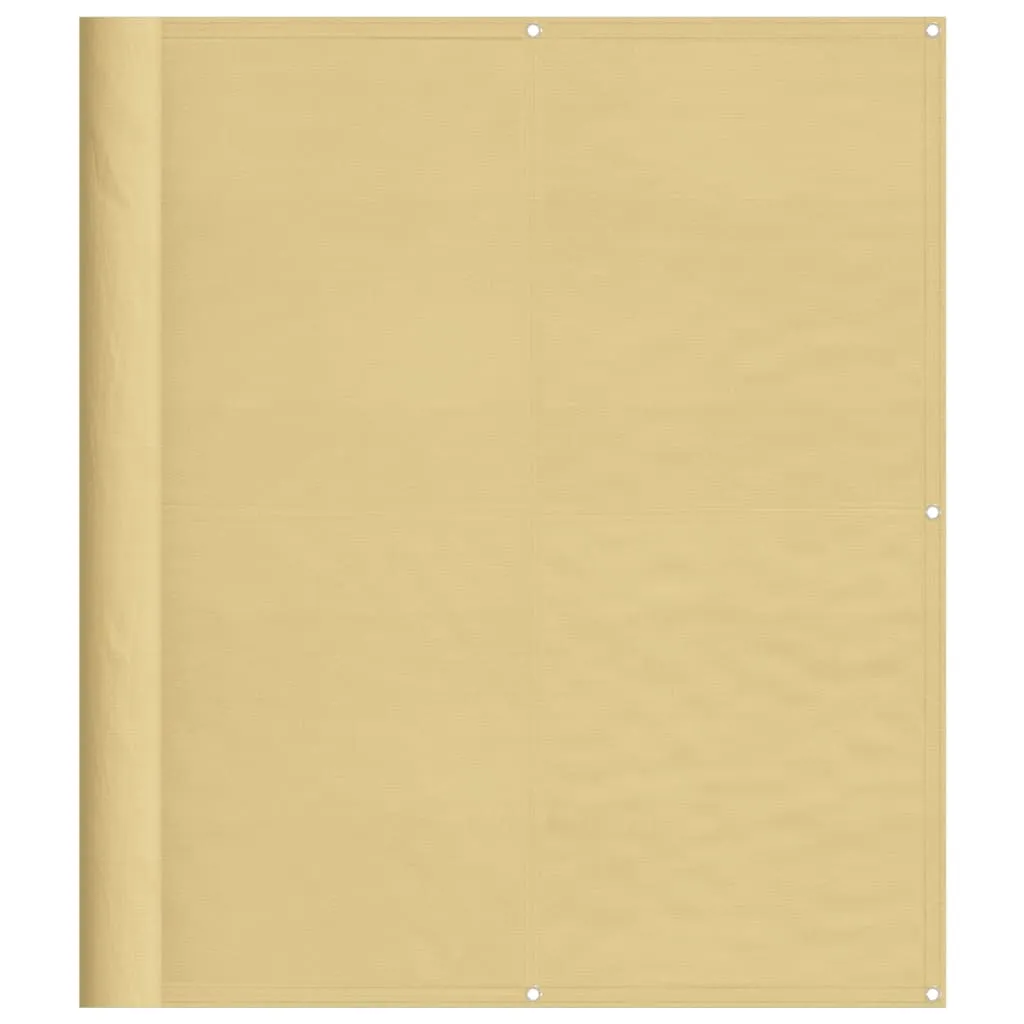 Balcony Screen Sand 120x300 cm 100% Polyester Oxford