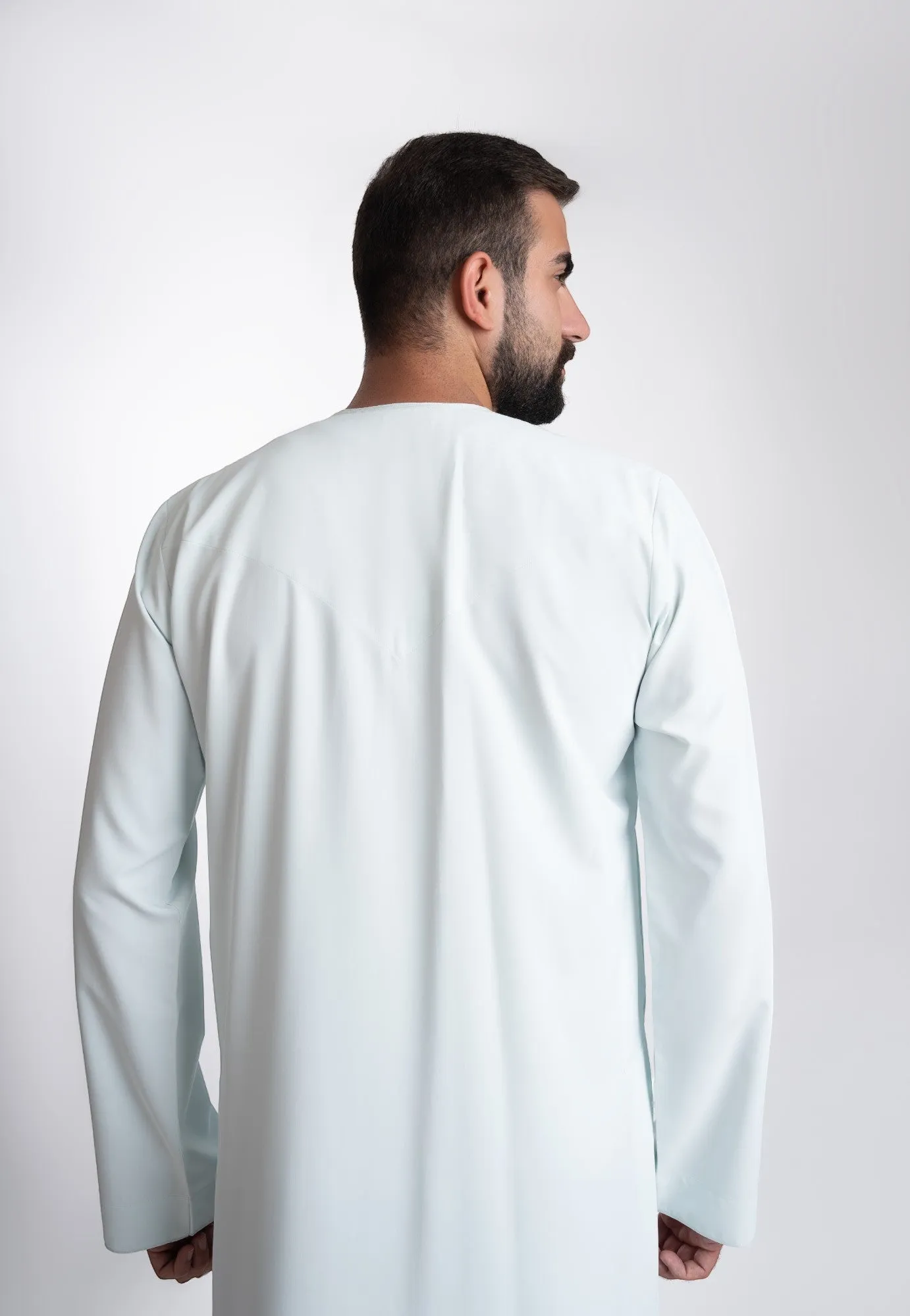 Basic Stone Blue Emirati Thobe