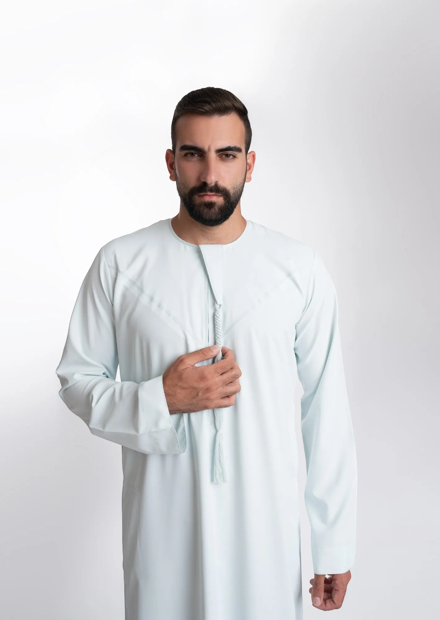 Basic Stone Blue Emirati Thobe