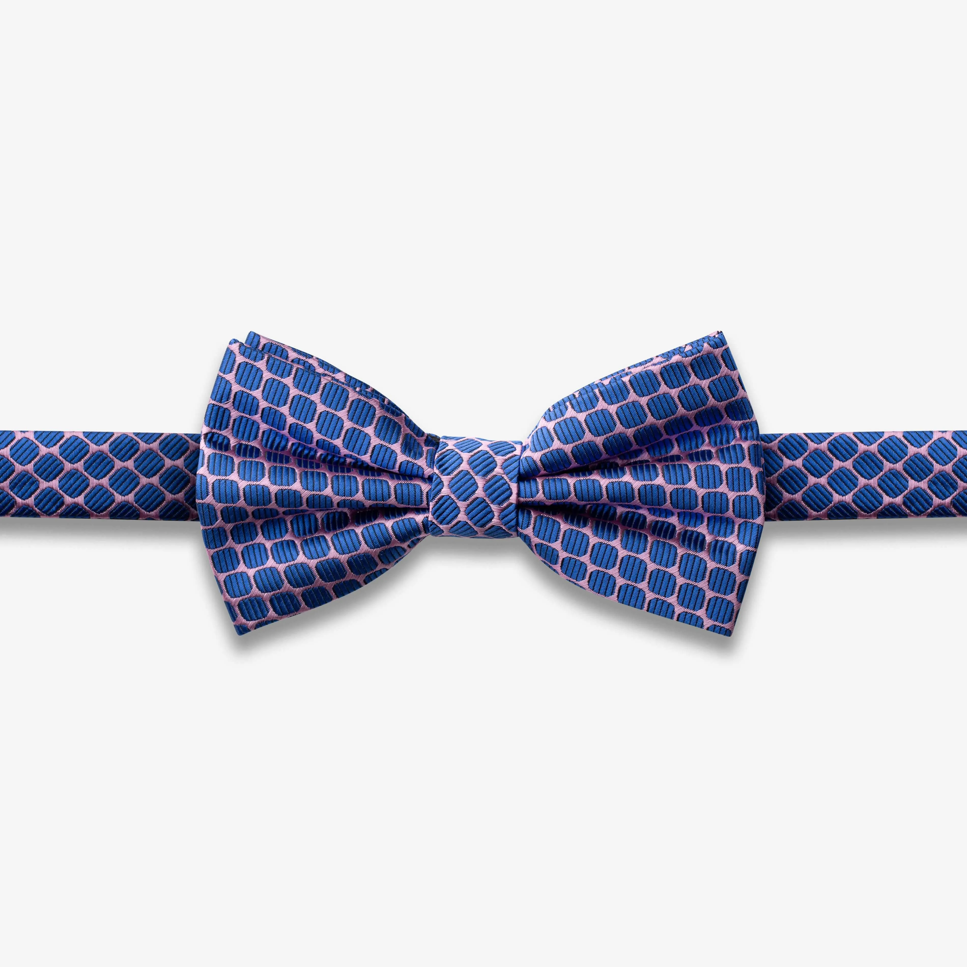Blue Pink Mesh BoTie