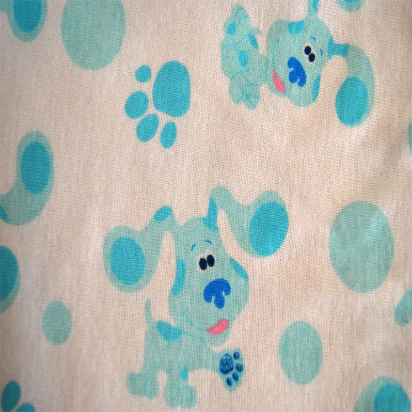 Blue's Clues Classic Blue Cotton Toddler 4 Piece Pajamas
