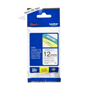 Brother Laminated Tape Tze231civ - Black On White