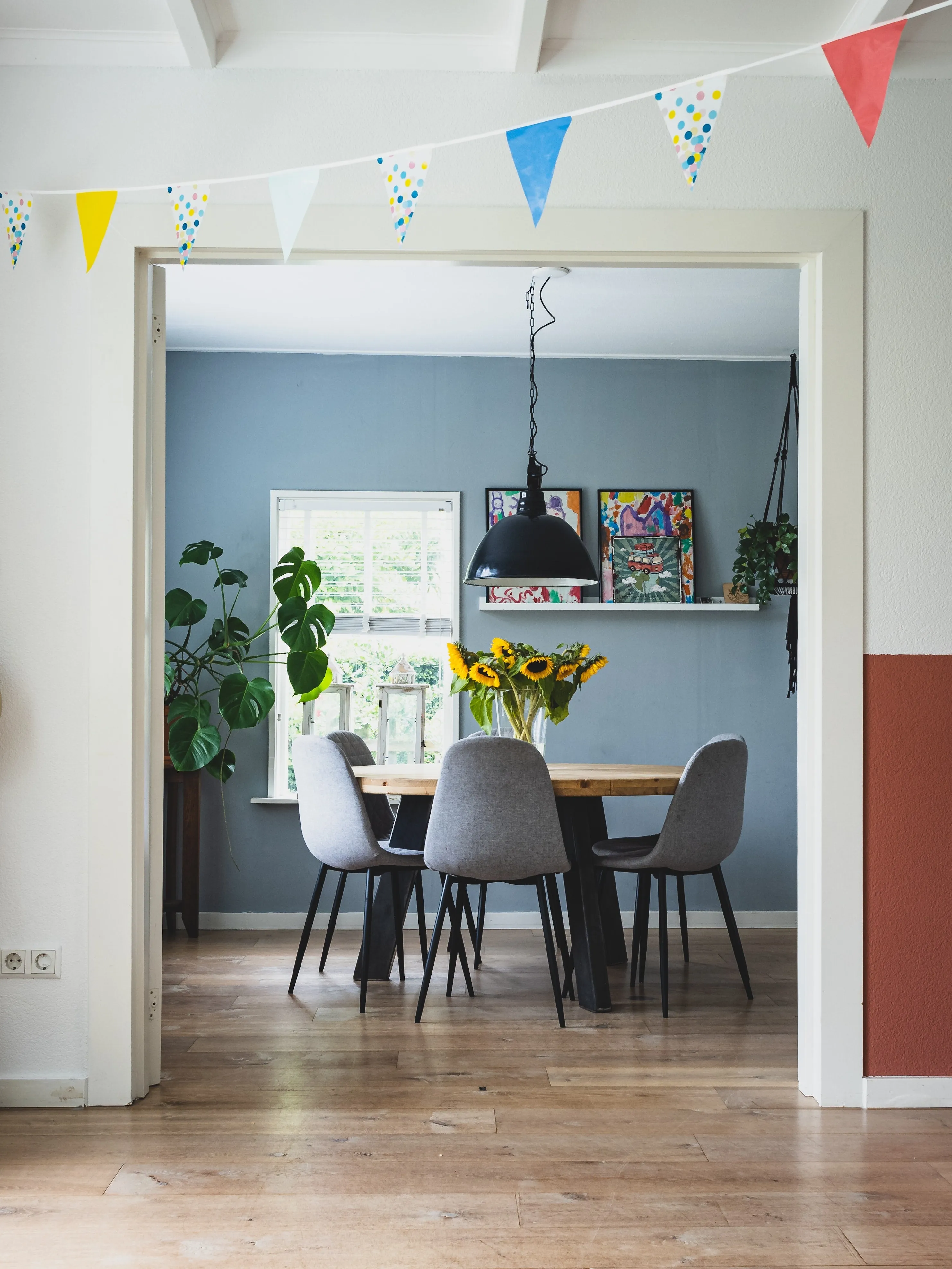 Calming Blue eggshell paint
