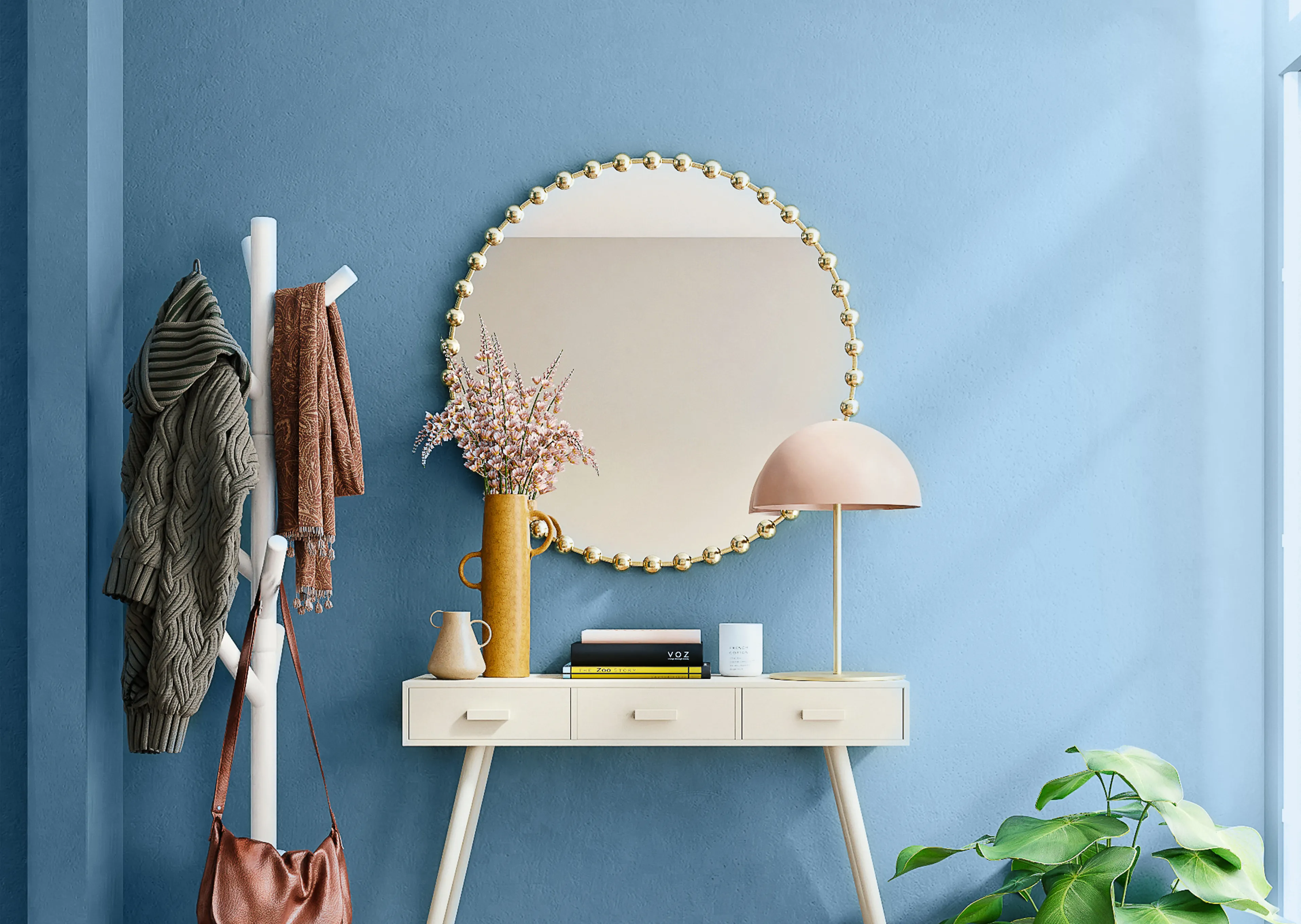 Calming Blue eggshell paint