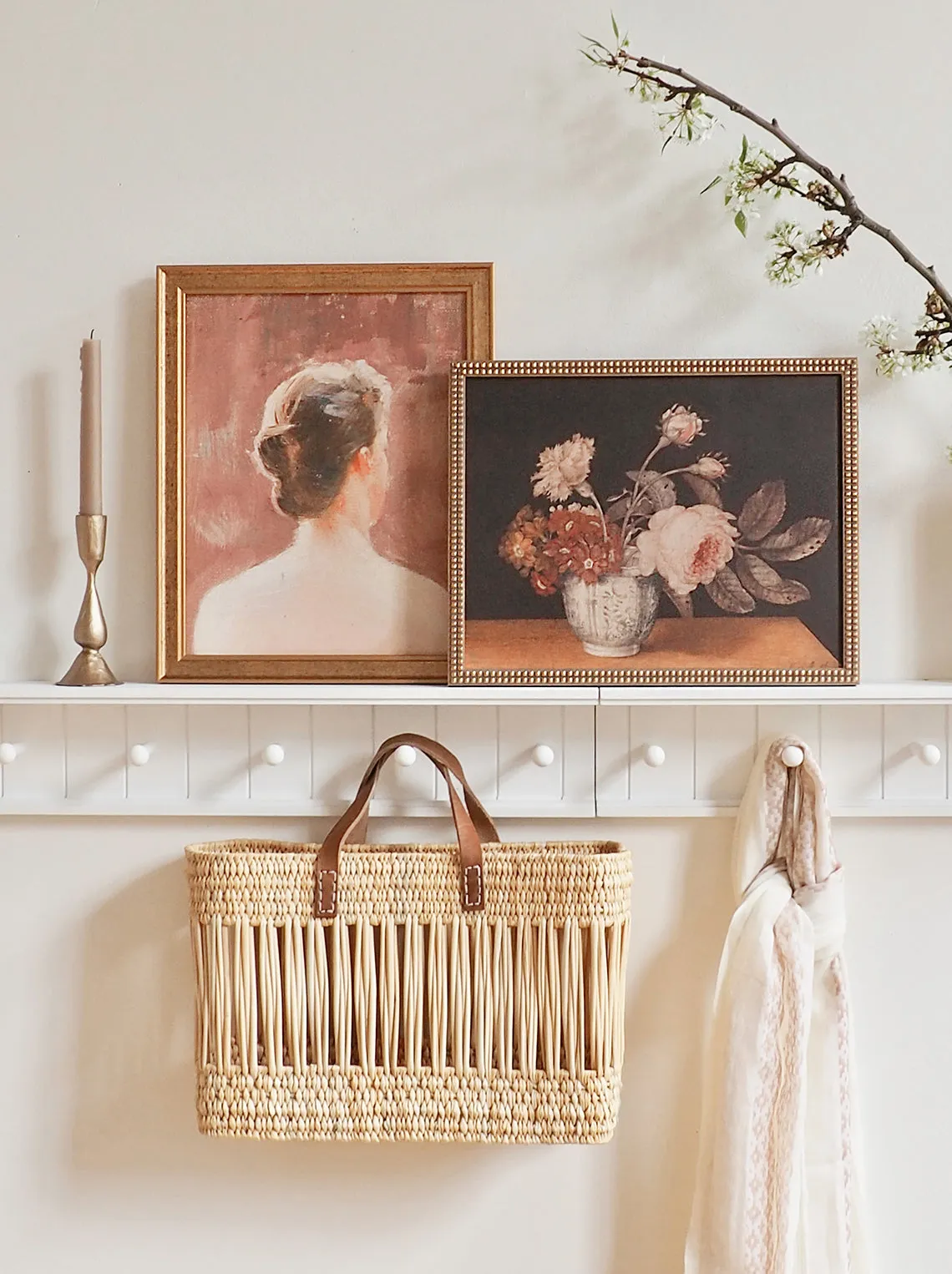 Charming Bouquet Framed Canvas Print | 11x14
