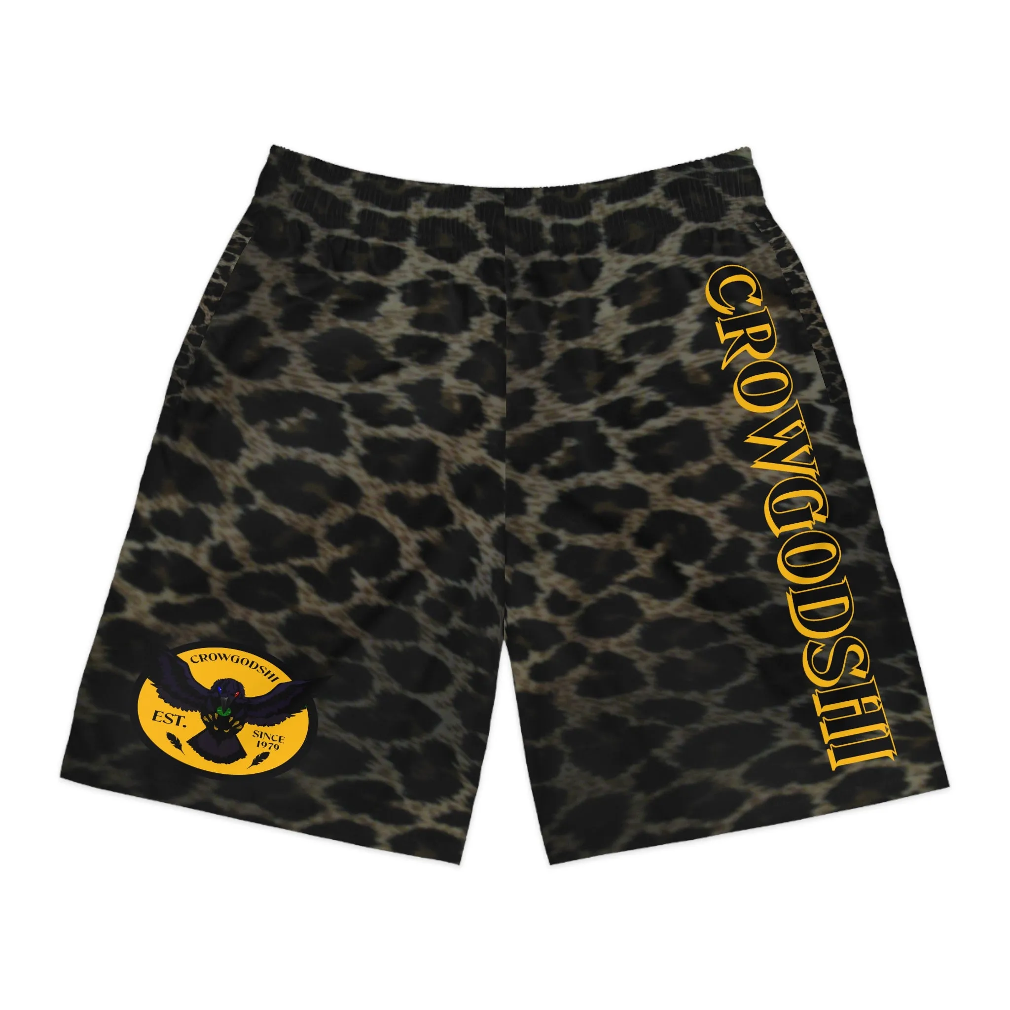 Crowgodshi Men's Hawaiian Jaguar Shorts