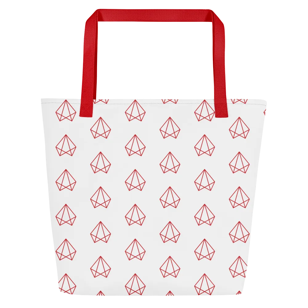 Darkest Fox Wireframe Logo Tote