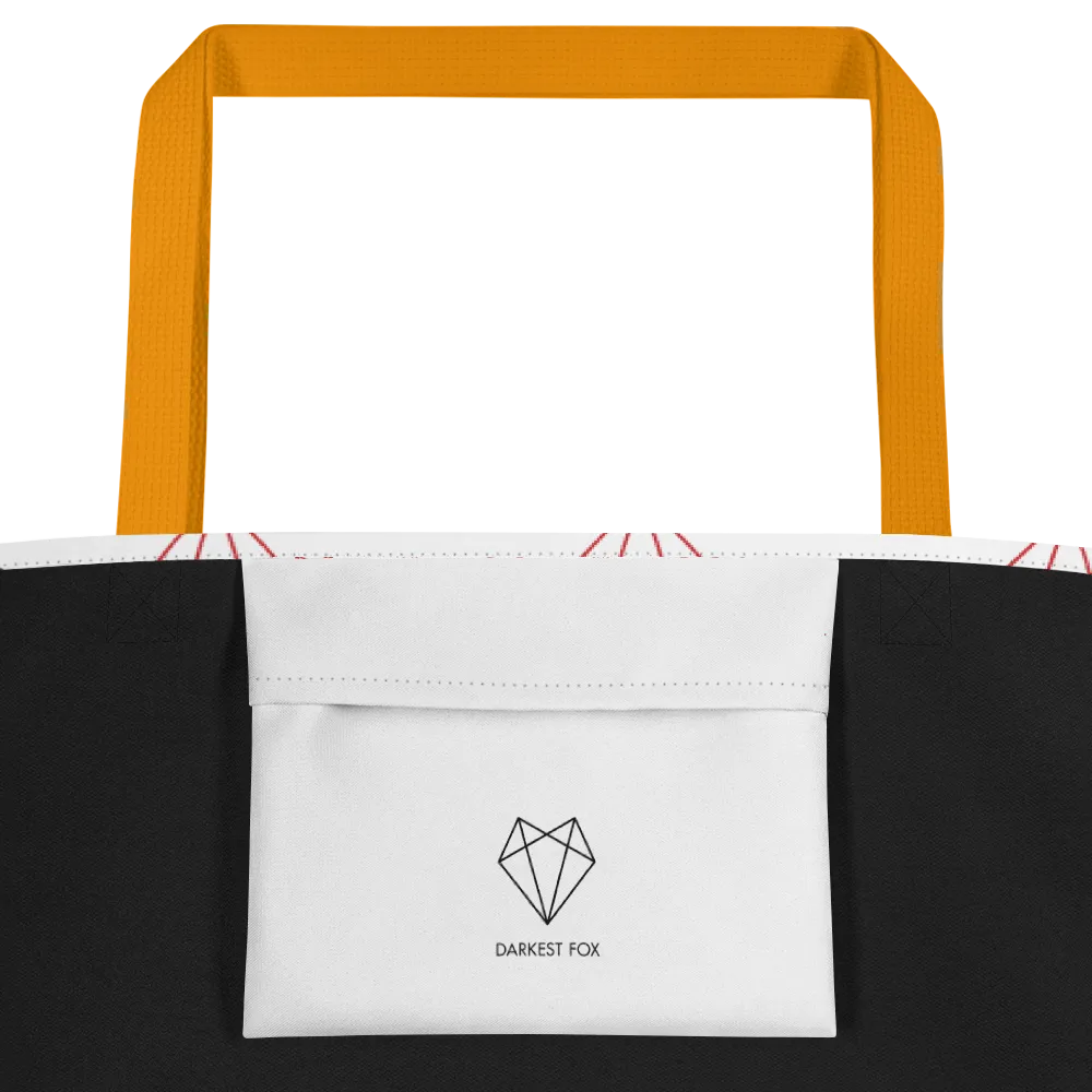 Darkest Fox Wireframe Logo Tote