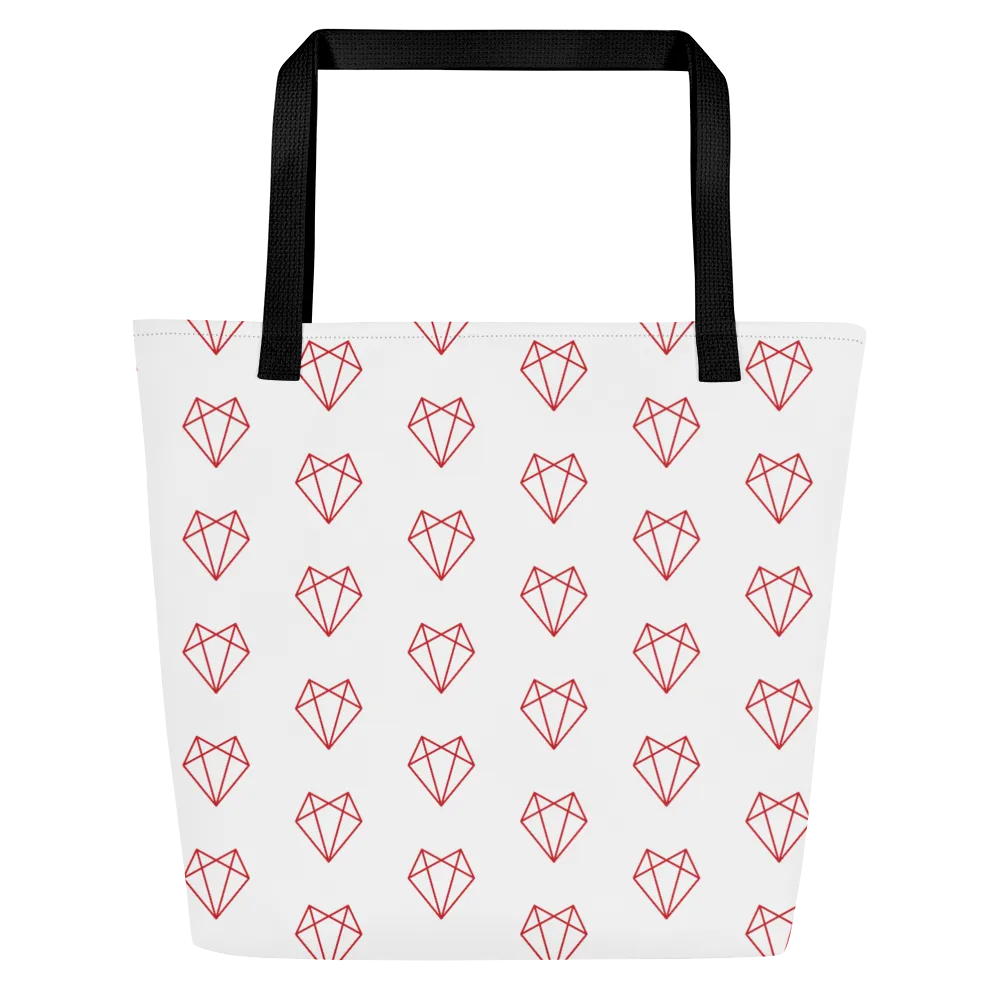 Darkest Fox Wireframe Logo Tote