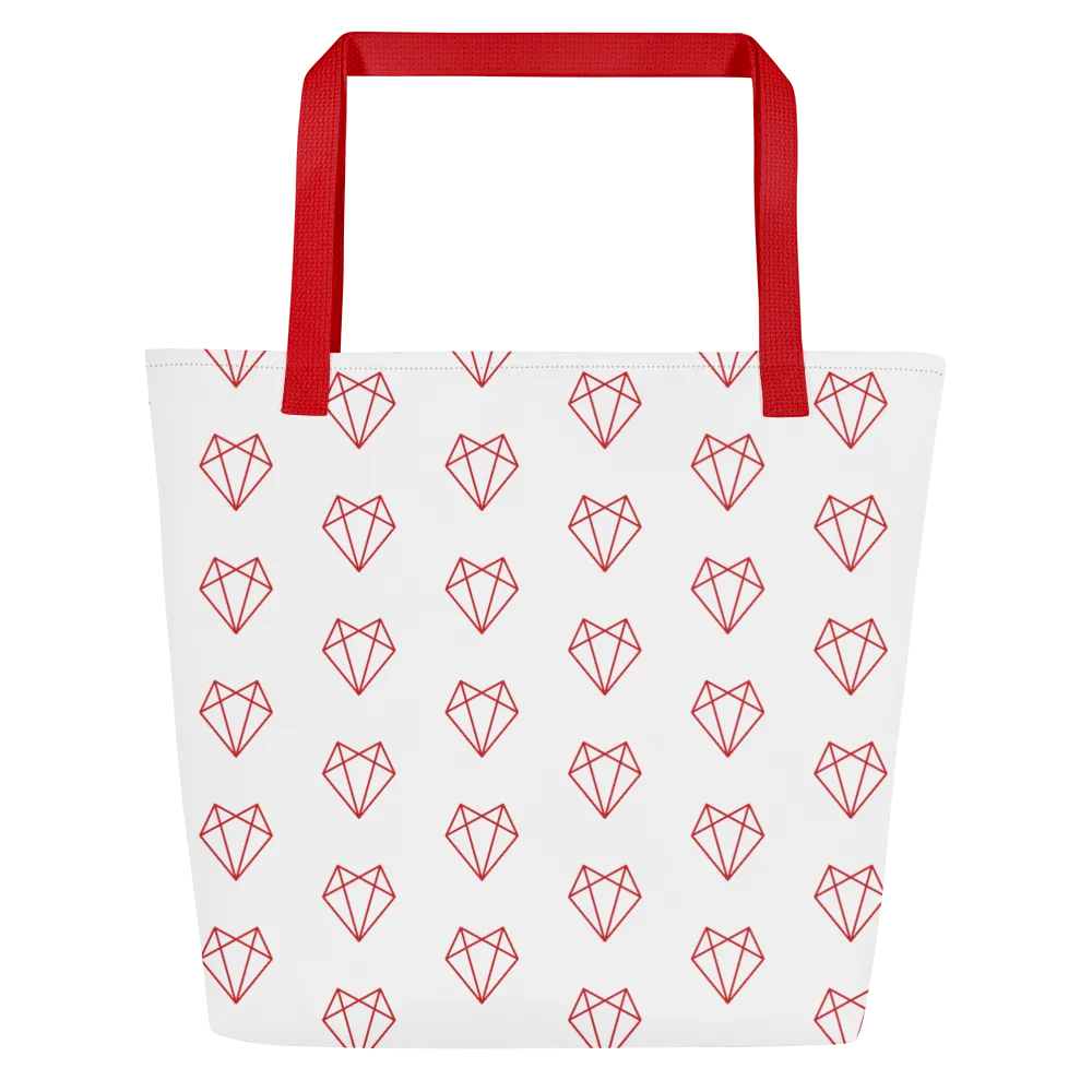 Darkest Fox Wireframe Logo Tote