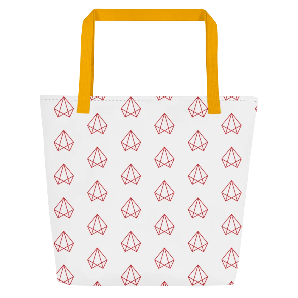 Darkest Fox Wireframe Logo Tote