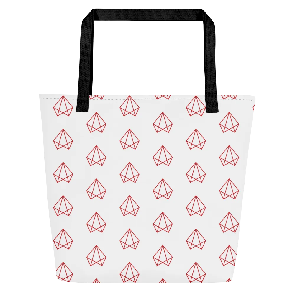 Darkest Fox Wireframe Logo Tote