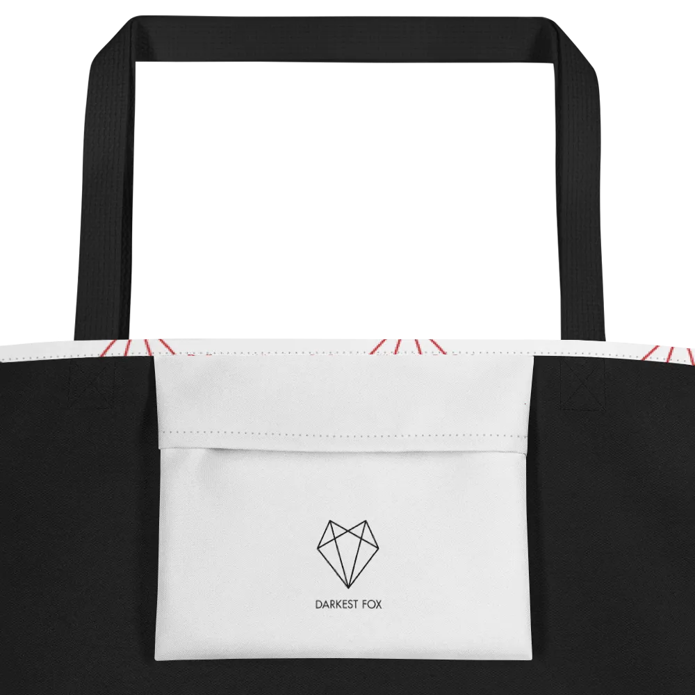 Darkest Fox Wireframe Logo Tote
