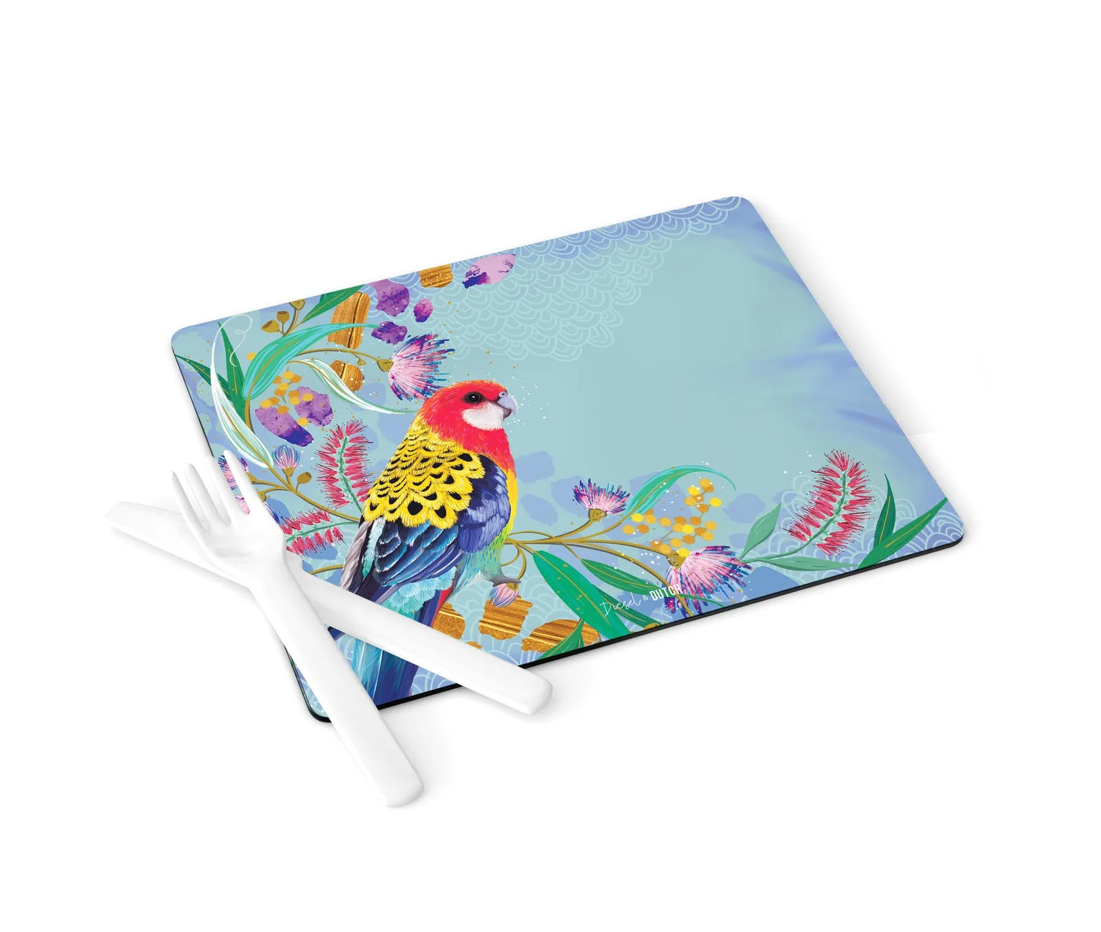 Eastern Rosella 4pc Placemat Set