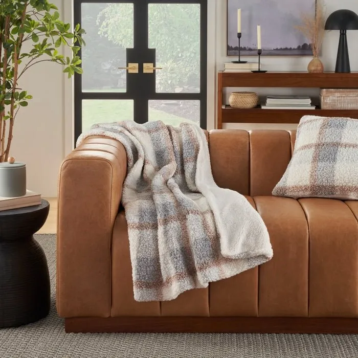 Faux Fur RD320 Blue Throw Blanket