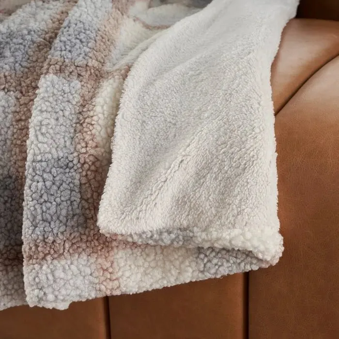 Faux Fur RD320 Blue Throw Blanket