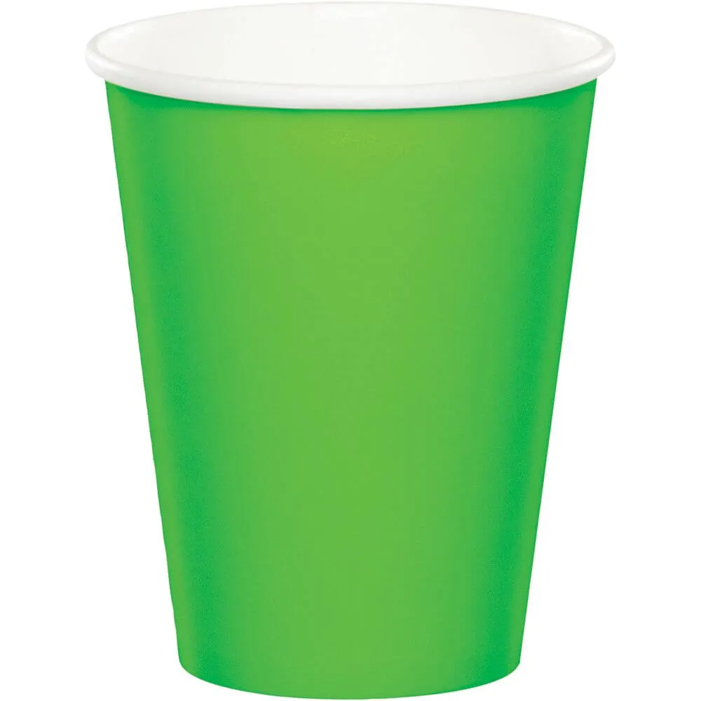 Fresh Lime Hot/Cold Cups 9oz 24ct,