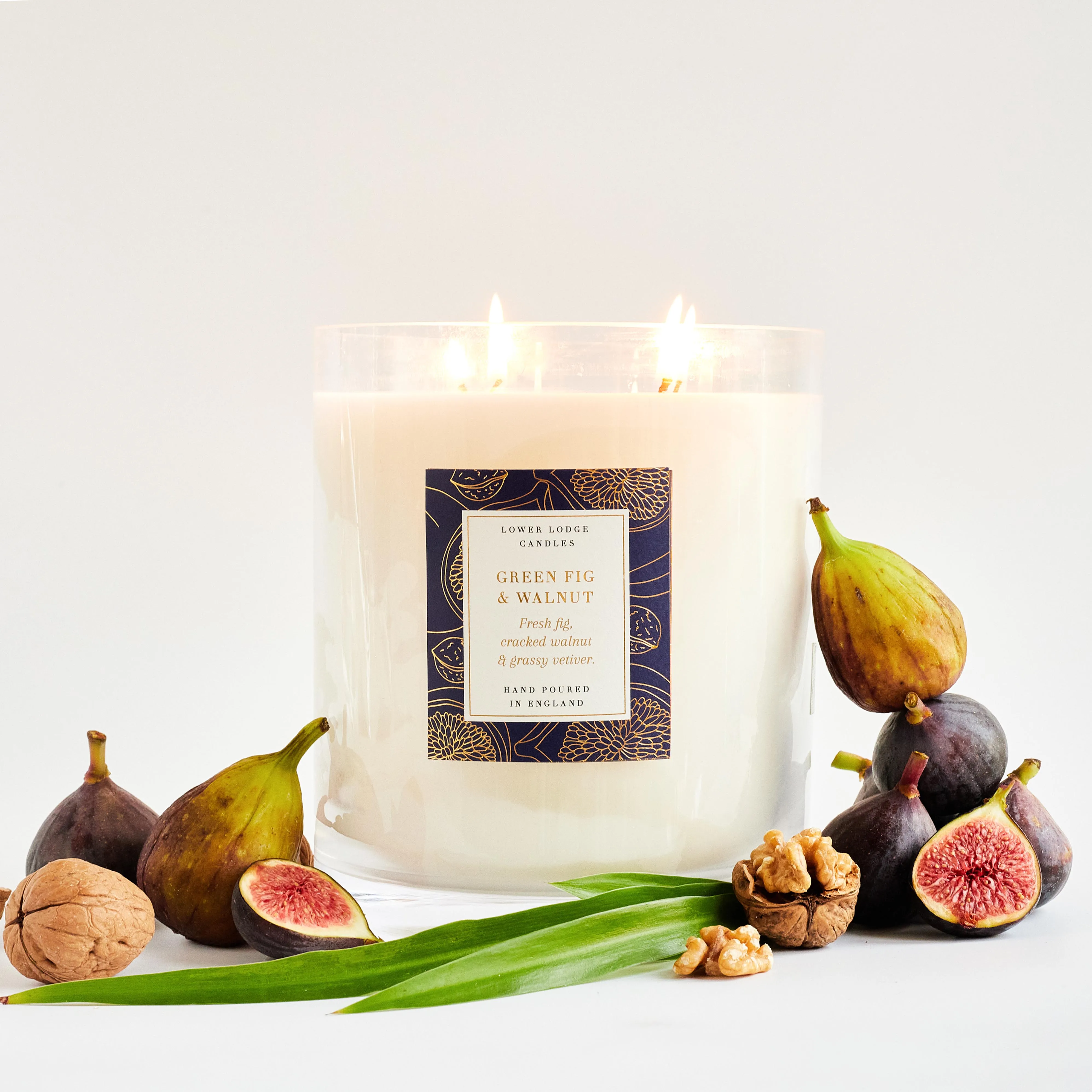 Green Fig and Walnut 2kg Luxury Scented Candle