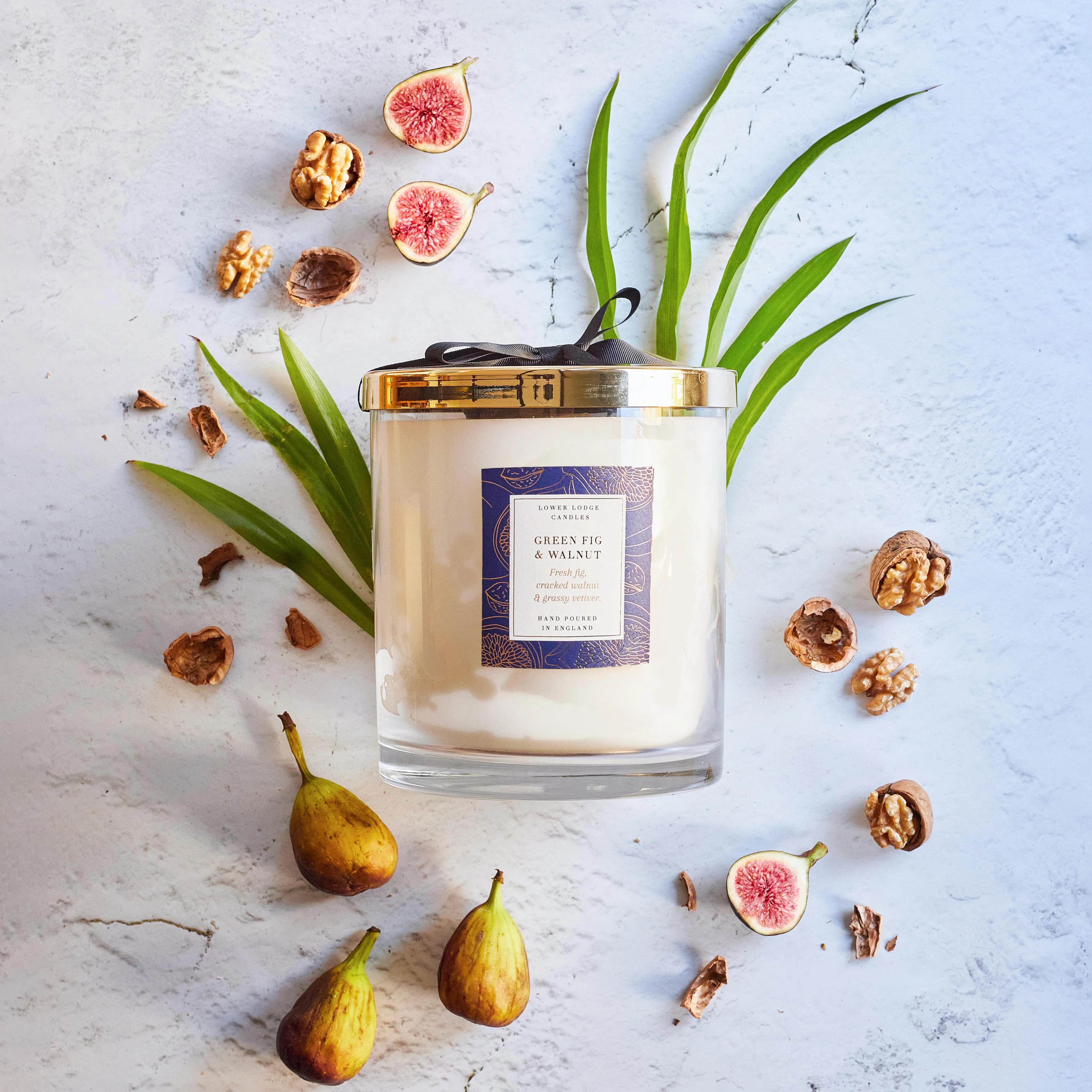 Green Fig and Walnut 2kg Luxury Scented Candle