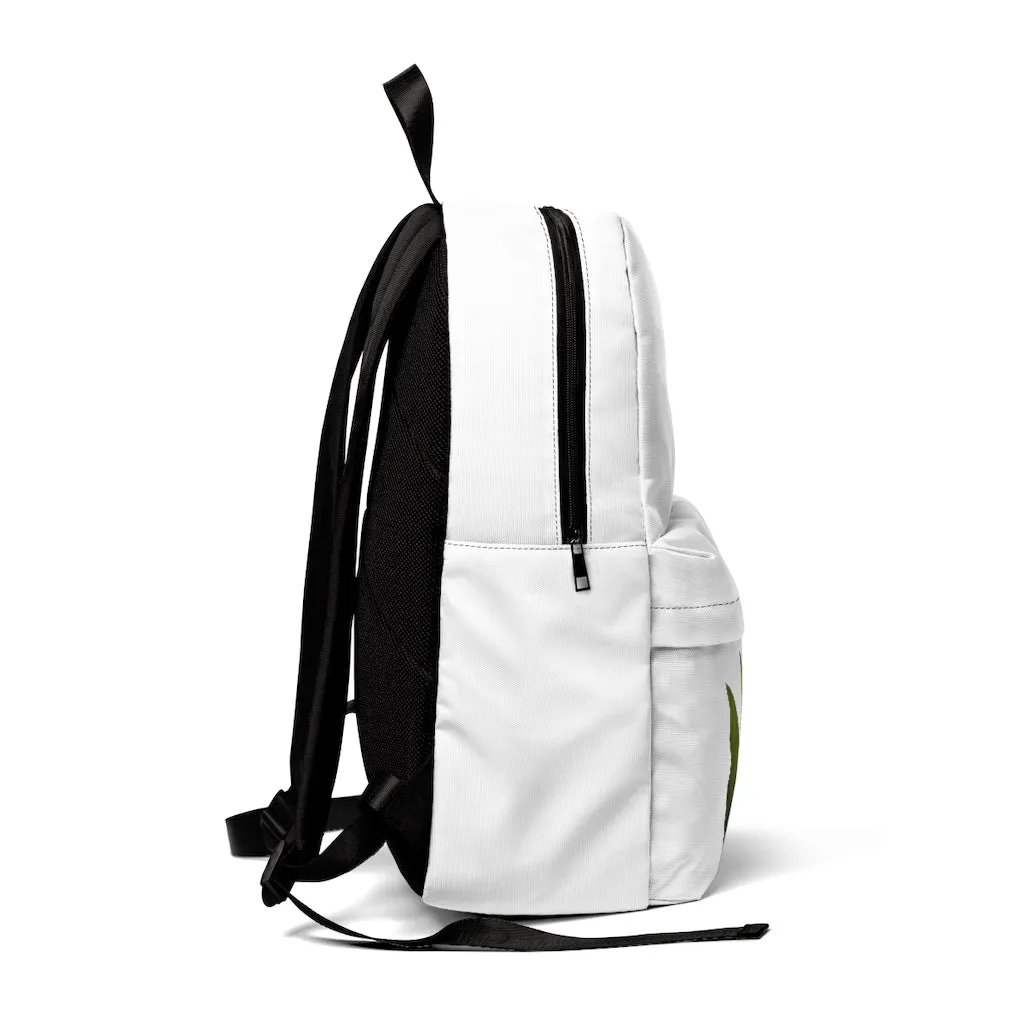 Green Fish with Specs Unisex Classic Backpack