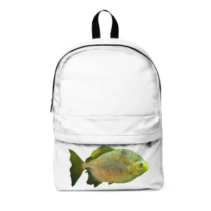Green Fish with Specs Unisex Classic Backpack