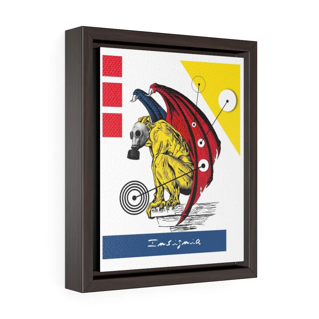 Gárgola Vertical Framed Premium Gallery Wrap Canvas by Insignia