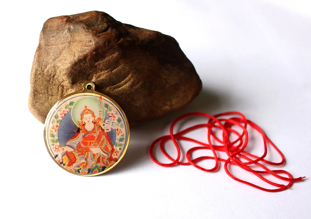 Guru Padhmasambhava Printed Tibetan Buddhist Locket