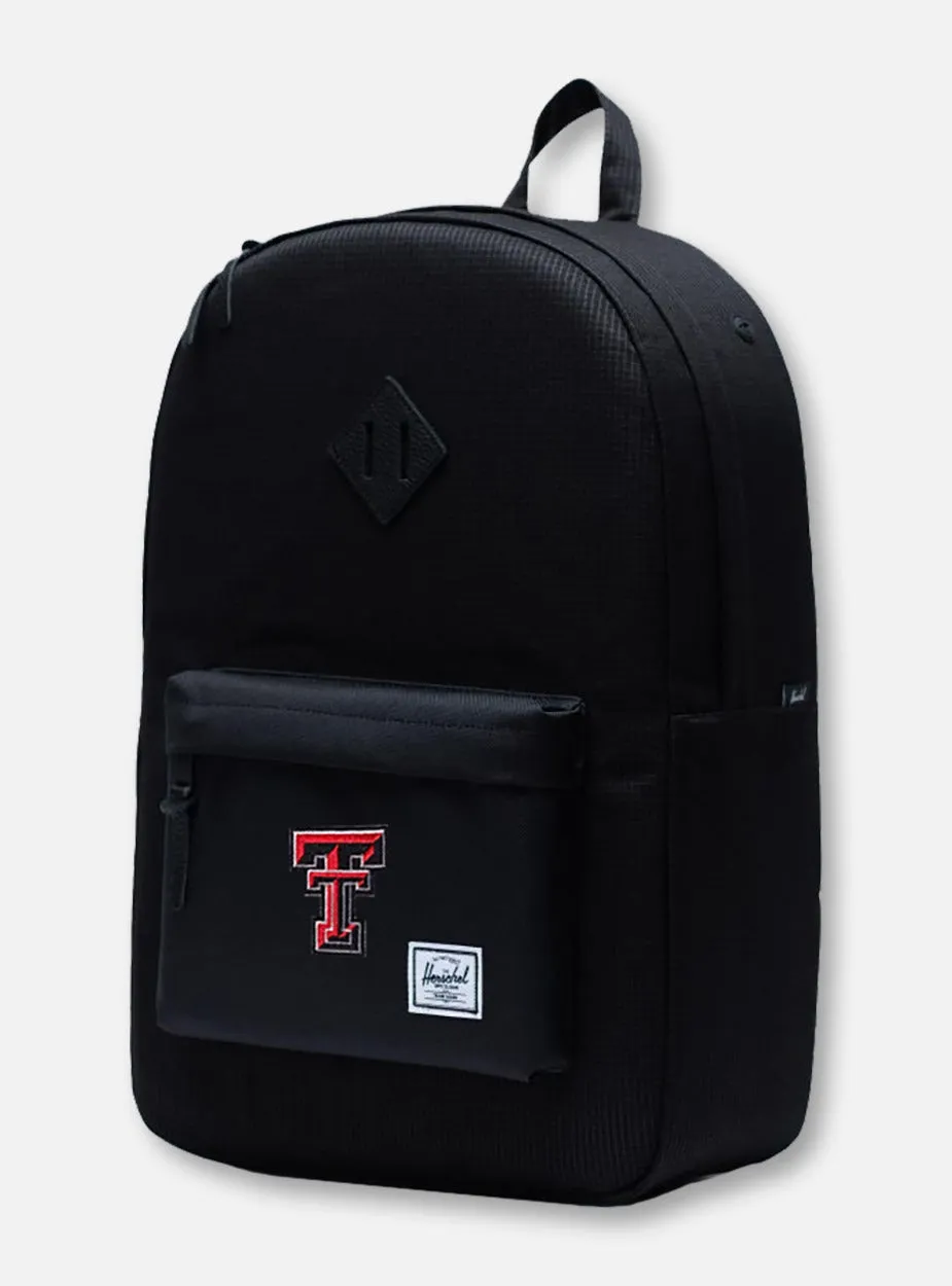 Herschel Texas Tech Red Raiders "Dark Grid" Black Backpack