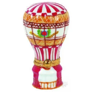 Hot Air Balloon: Red And White