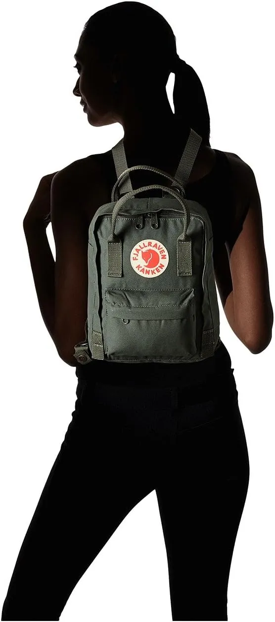 Kanken Mini Fjällräven Backpack, Forest Green