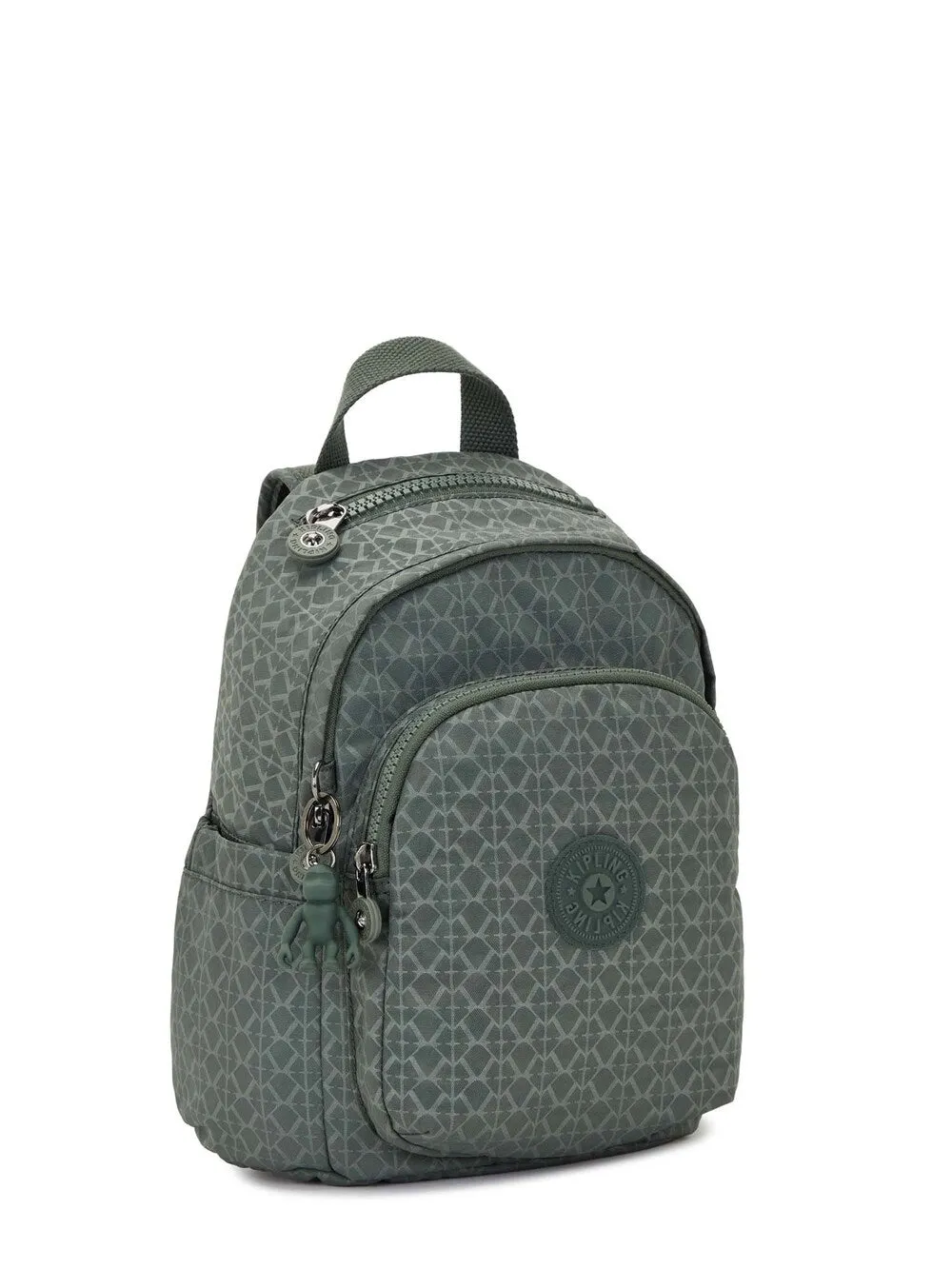 Kipling Delia Mini Backpack, green/dark green
