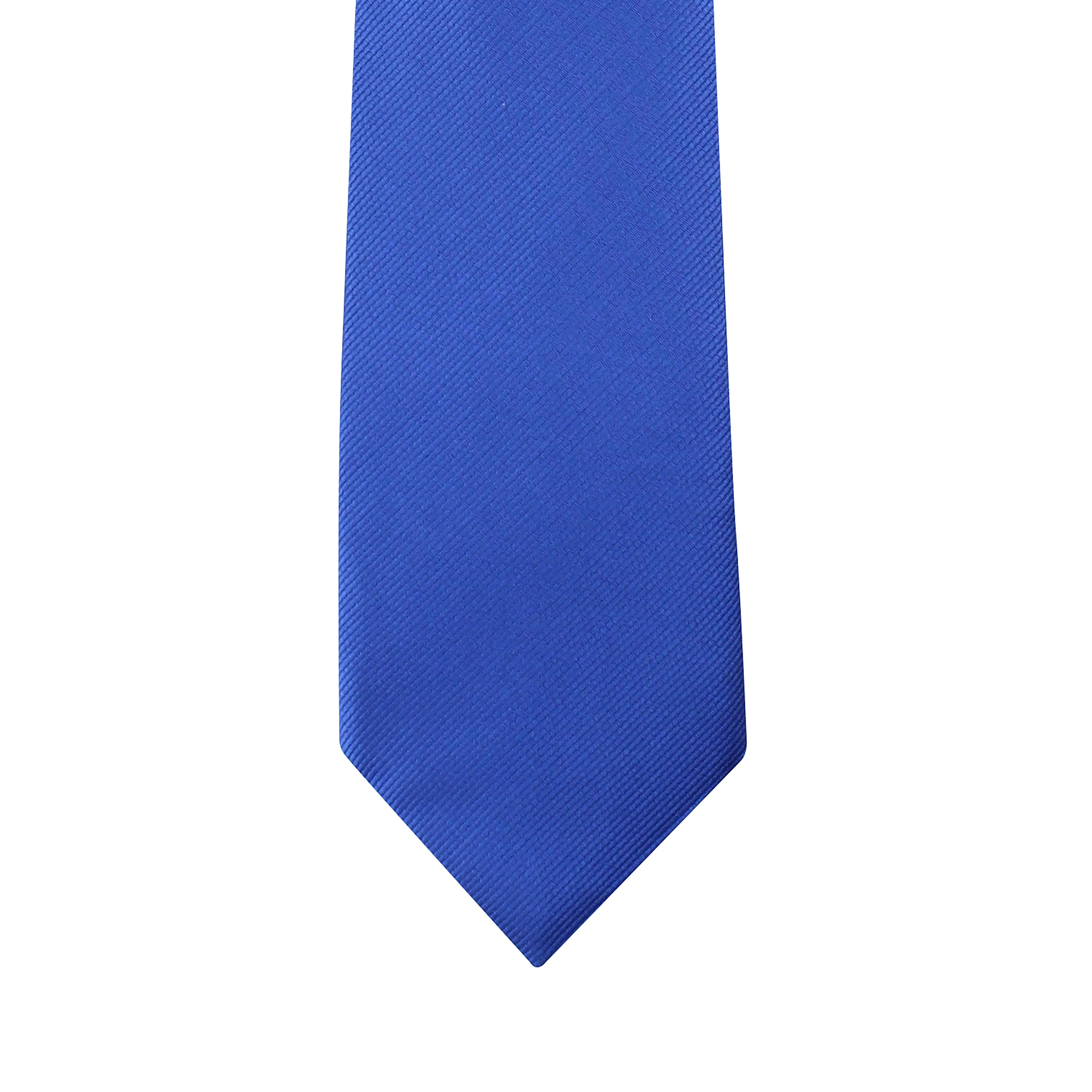 Kovove Blue Solid Necktie and Pocket Square Gift Box