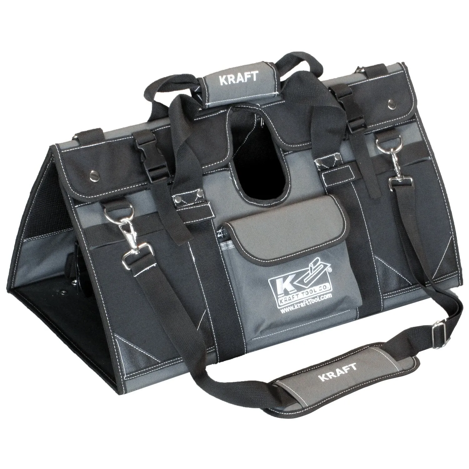 Kraft Tool CC1015 EZY-Tote Tool Carrier with 48" Channel Float, EZY-Tilt II Bracket, and (4) 6 Ft. 1-3/4" Button Handles