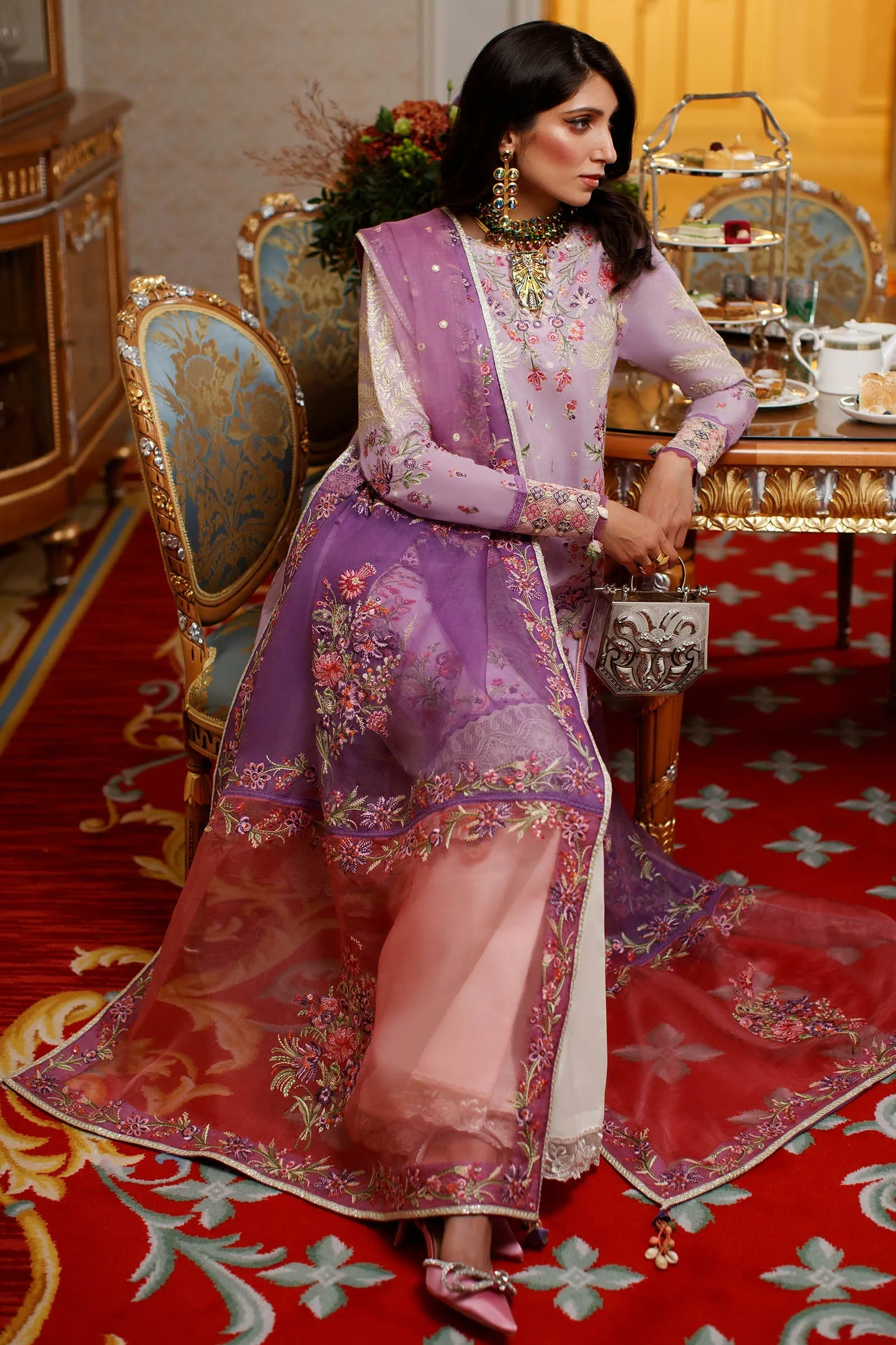 Élan Luxury Lawn Collection 2022 – EL22-11 A (NEZIHA)