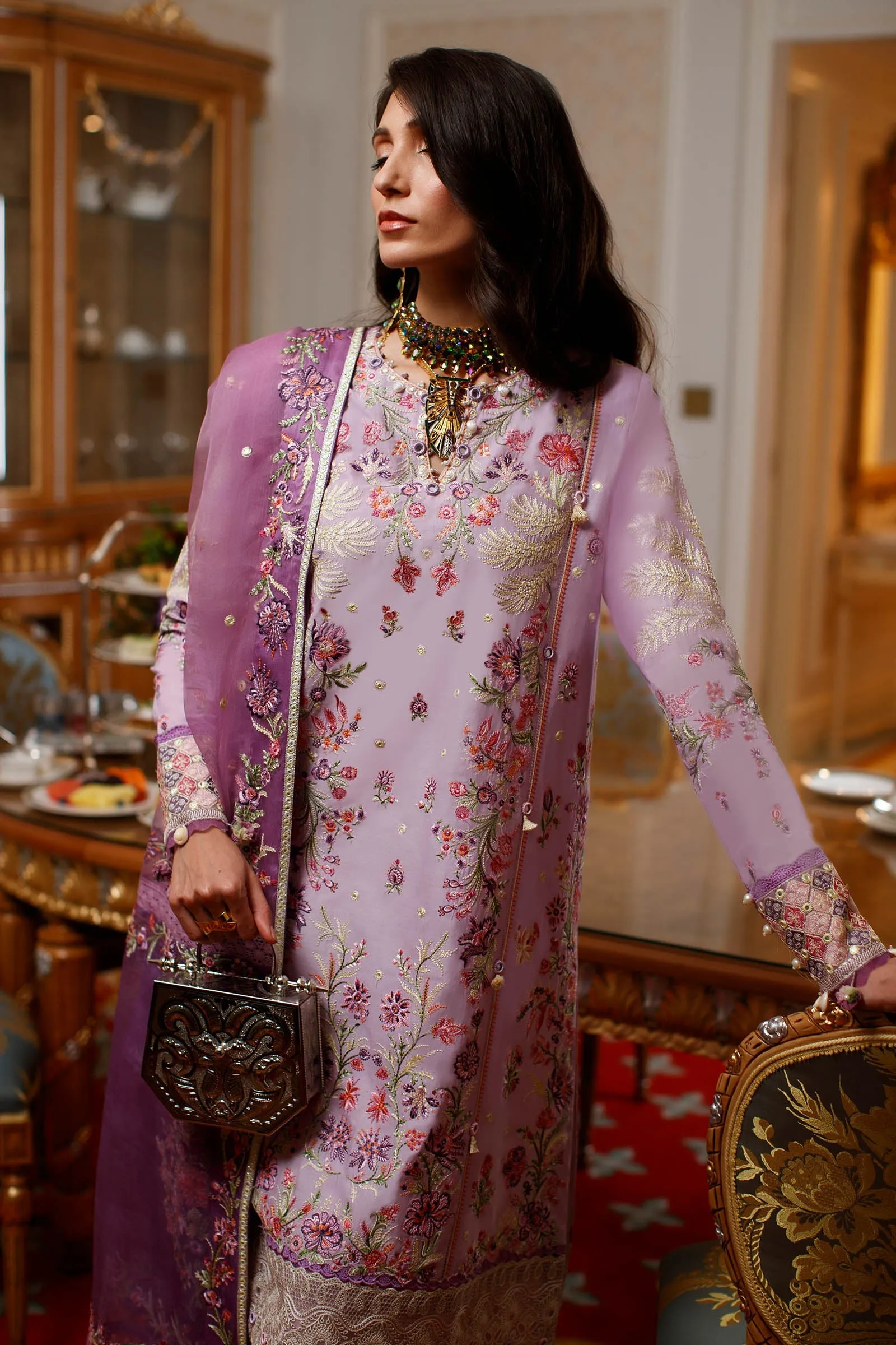 Élan Luxury Lawn Collection 2022 – EL22-11 A (NEZIHA)
