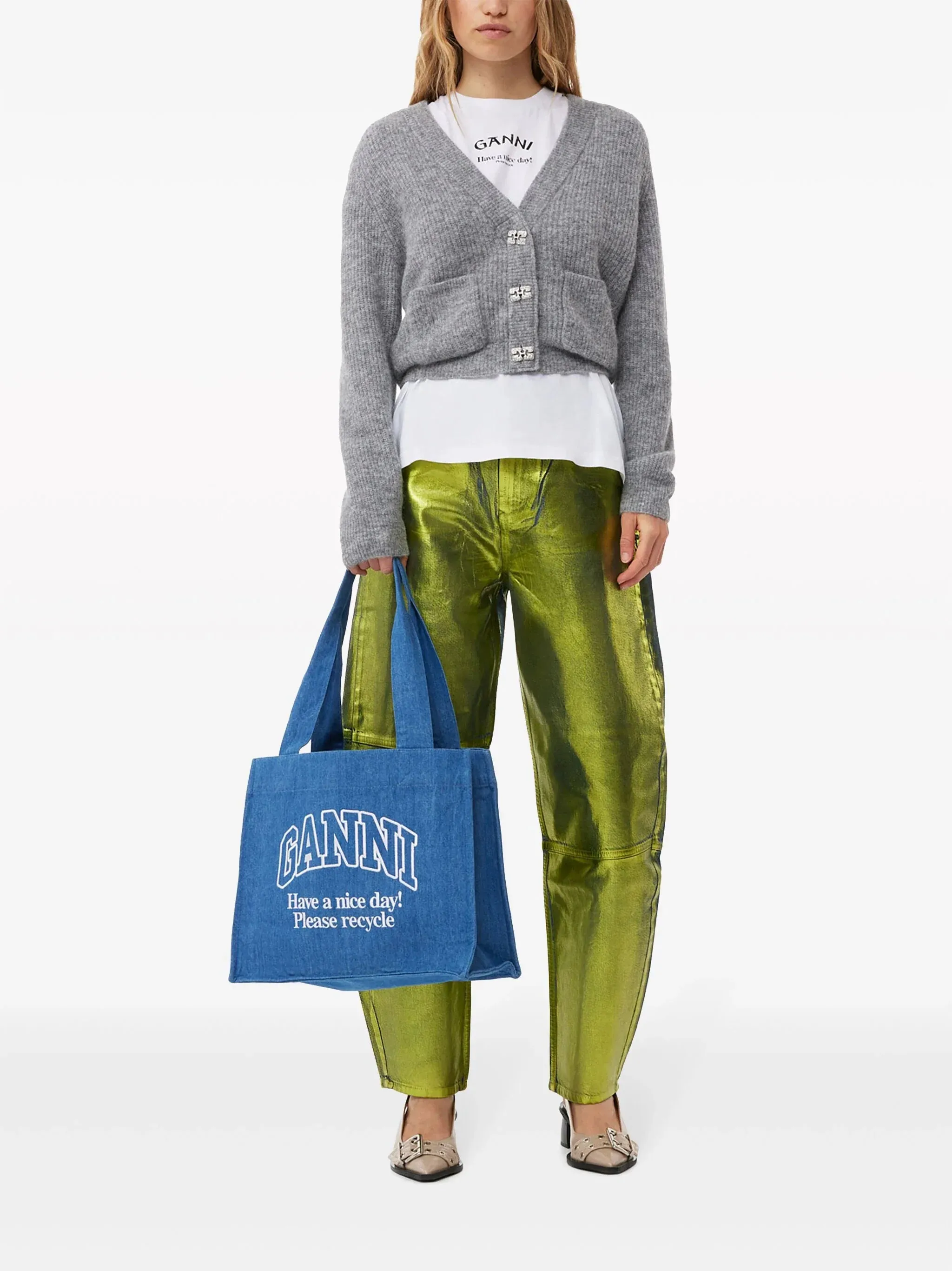 Large Easy Shopper Denim