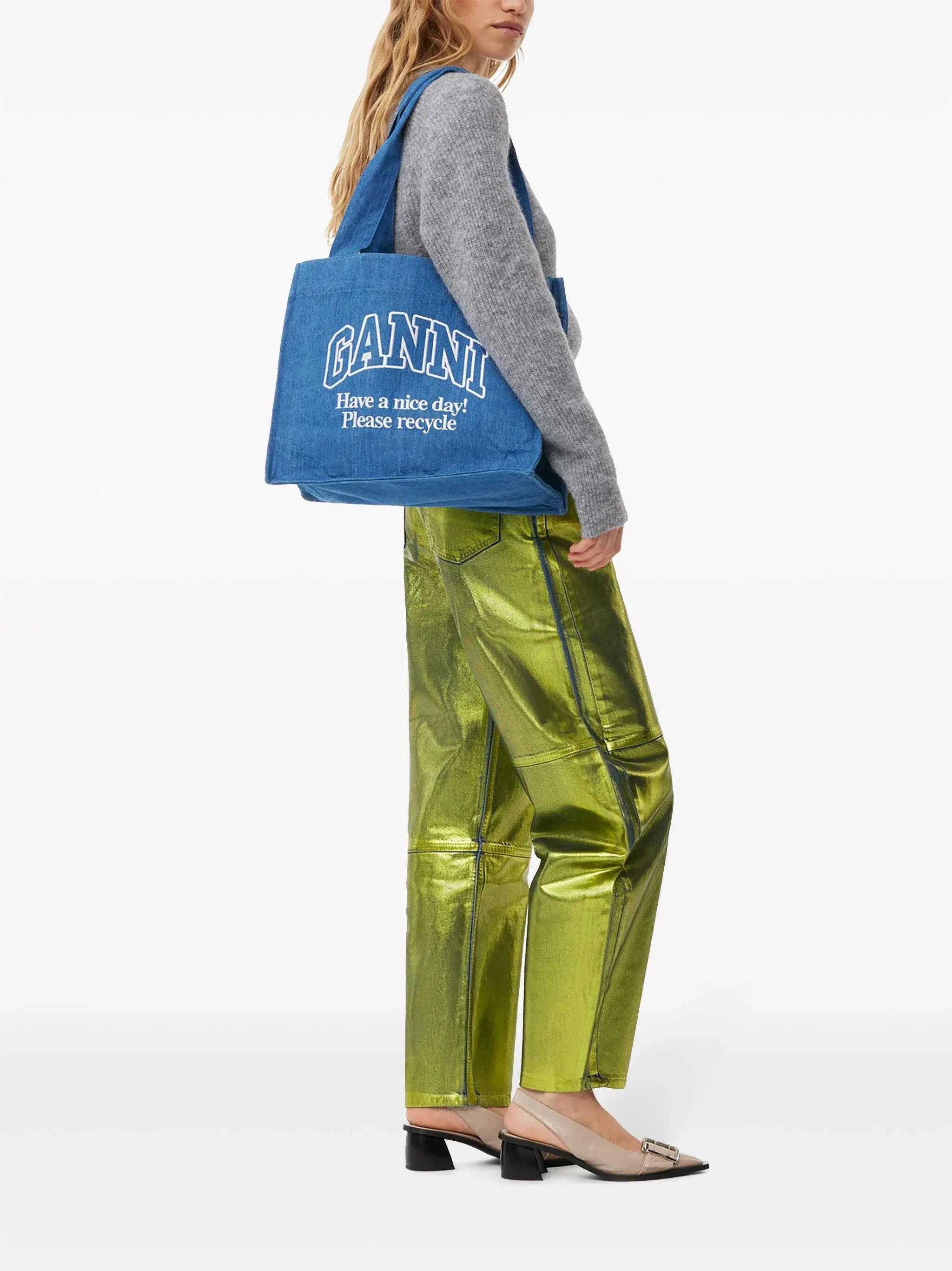 Large Easy Shopper Denim