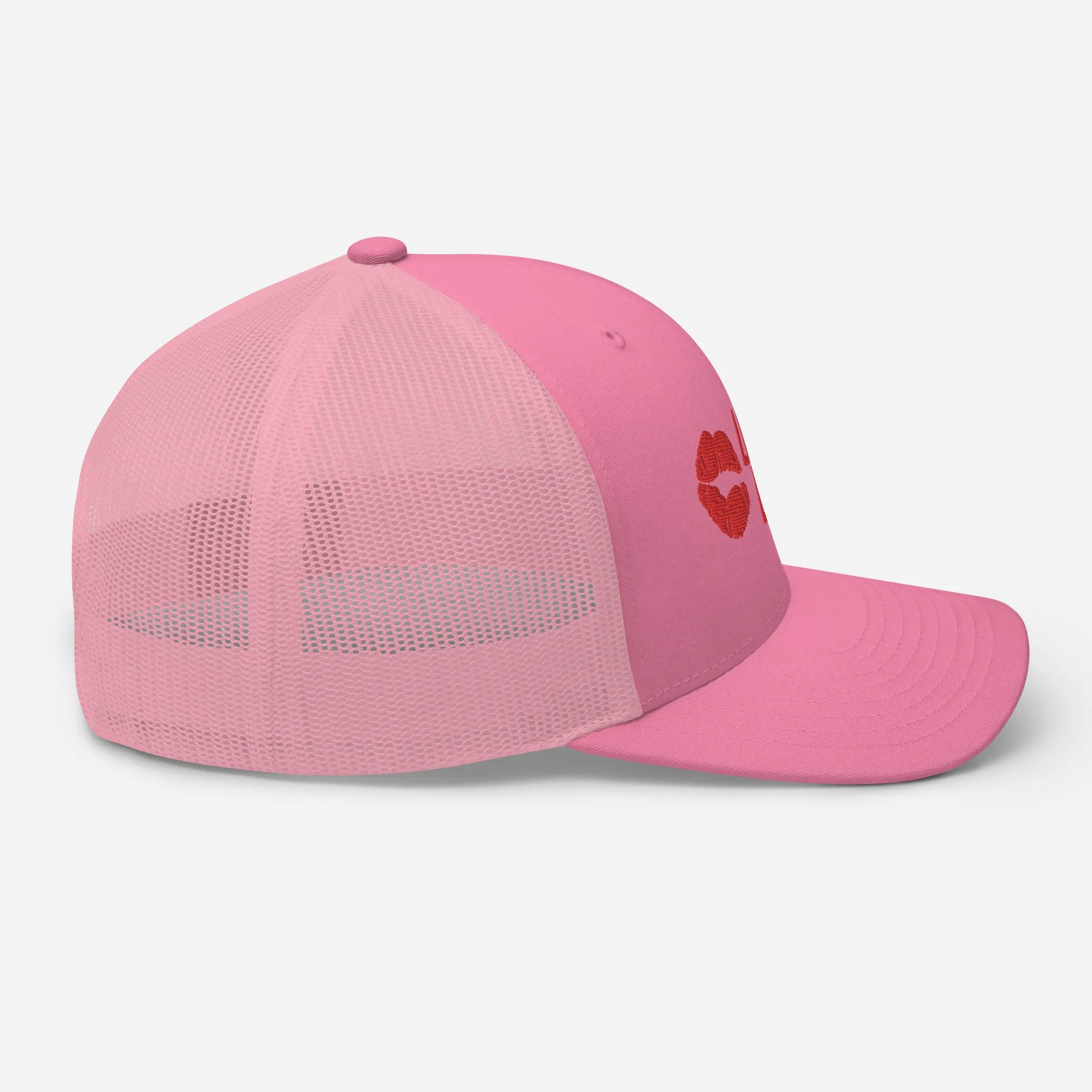 Lipstick Lounge Red Logo Trucker Cap