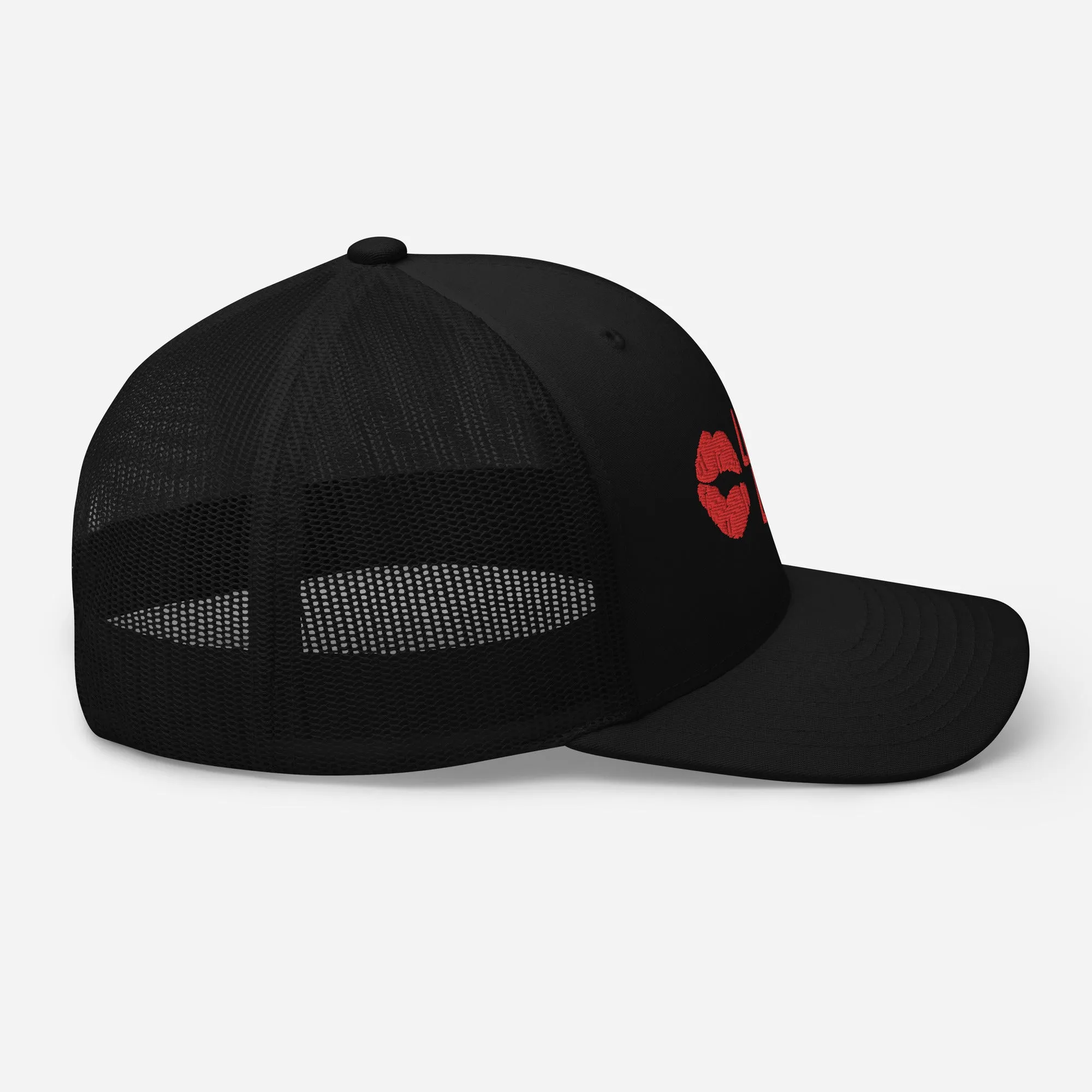 Lipstick Lounge Red Logo Trucker Cap