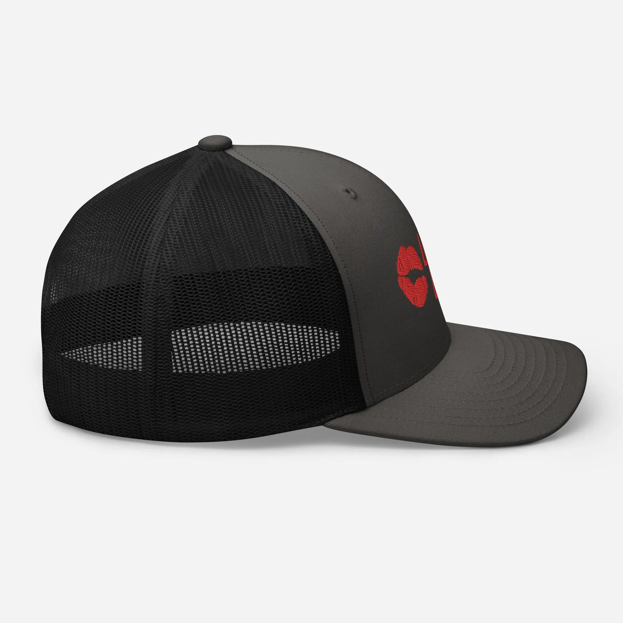 Lipstick Lounge Red Logo Trucker Cap