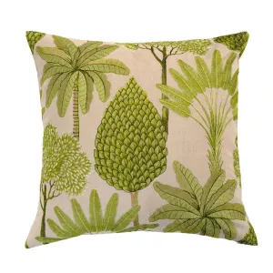 Majorelle Leaf Decorative Pillow by Ann Gish