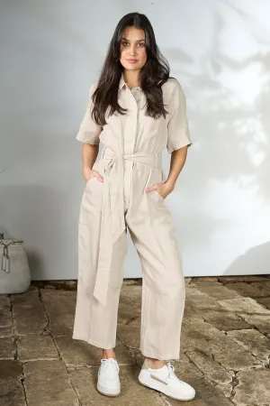 Moda Linen Suit - Natural