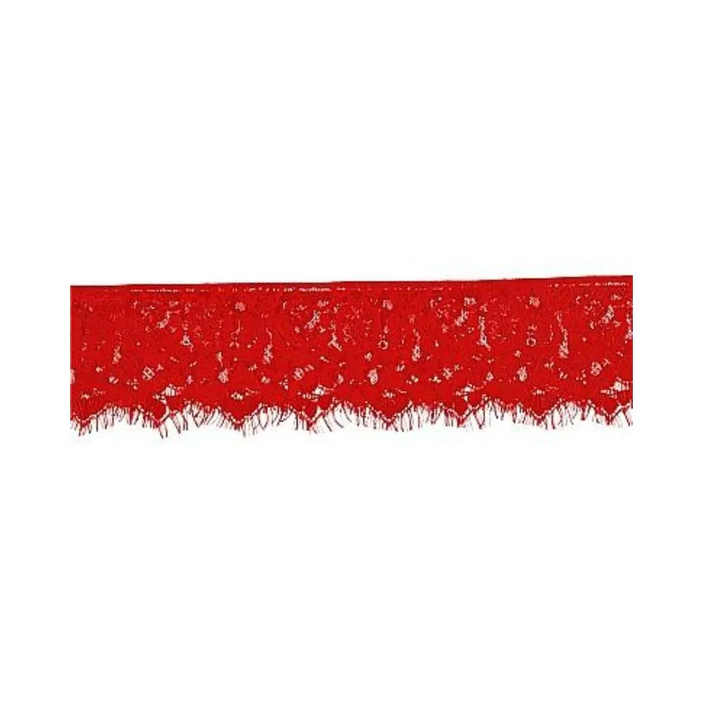 Mystere Lace Mask Red
