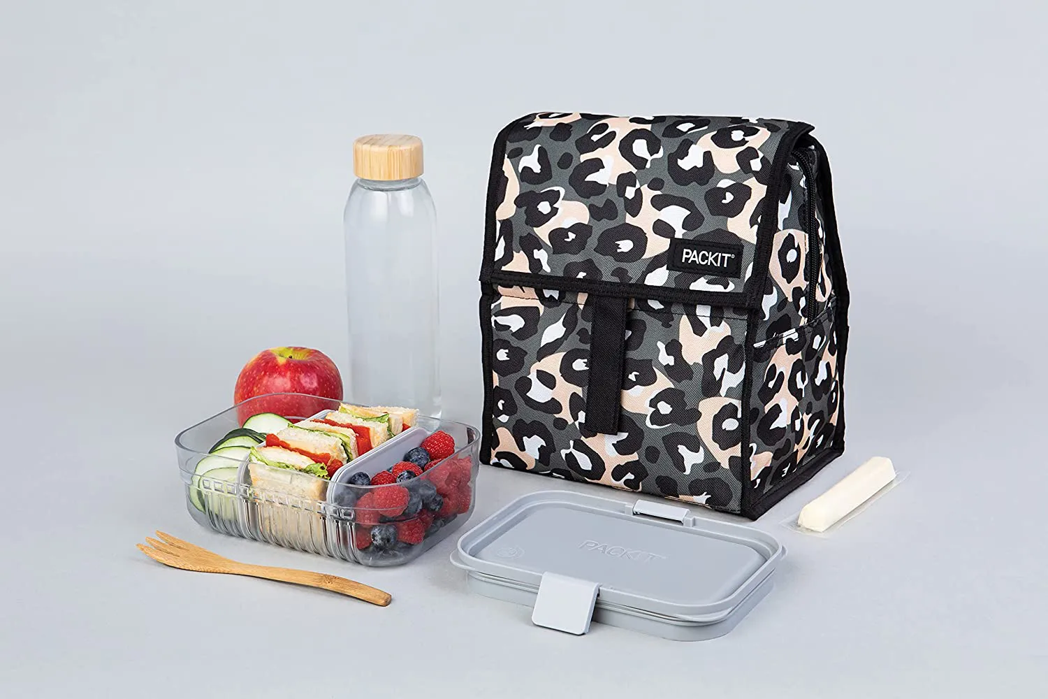 PackIt Freezable Lunch Bag with Zip Closure, Bright Stars