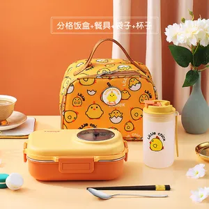 portable bento box, camera shape, include tableware set...